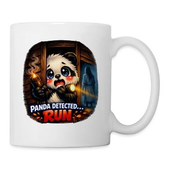 Phasmo Panda – Édition 👻🐼🔥 RUN - Mug blanc - blanc - Droite