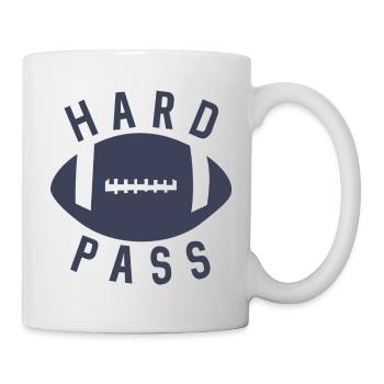 Hard Pass Football Helmet - Mug - white - Right