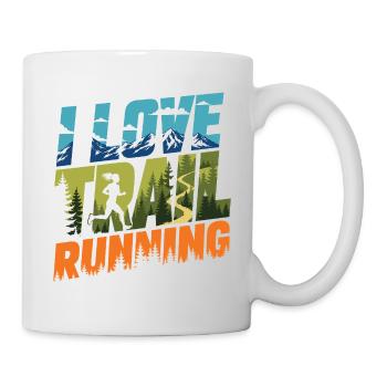 I Love Trail Running - Mug - white - Right