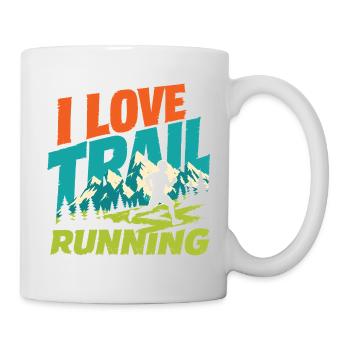 I Love Trail Running - Mug - white - Right