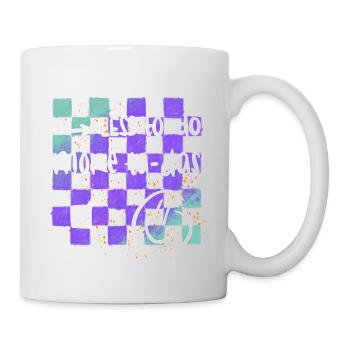 Moins de tâches, plus de choses à faire - Mug blanc - blanc - Droite
