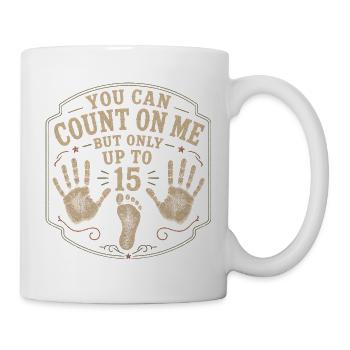 Auf mich ist Verlass, aber nur bis zu einer Beinam - Tasse - Weiß - Rechts