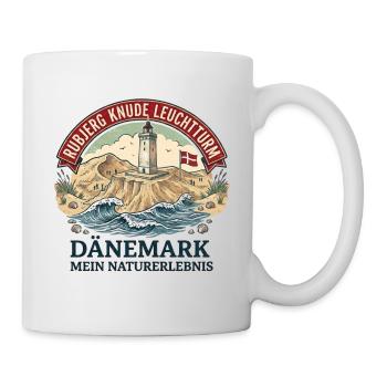 Rubjerg Knude Leuchtturm Dänemark - Tasse - Weiß - Rechts