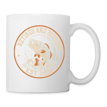 Retired And Reeling 2026 Retirement Angler Motif - Mug - white - Right