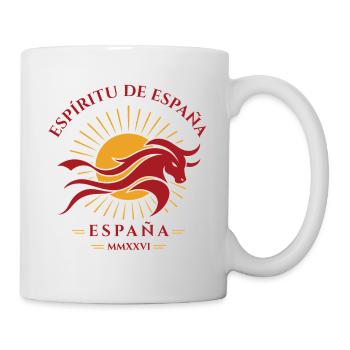Spain Spirit Sunhorse Emblem - Mug - white - Right