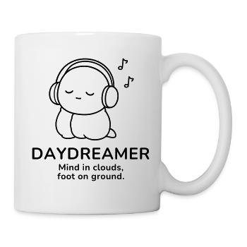 Day Dreamer – Mind in Clouds | Cozy Music Mood - Tasse - Weiß - Rechts