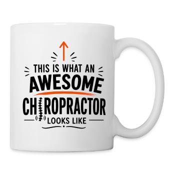 Un cadeau chiropracteur pour le médecin de la colonne vertébrale - Mug blanc - blanc - Droite