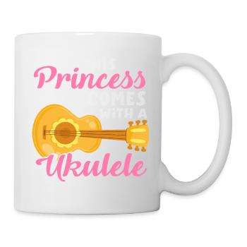 Funny Ukulele Designs and Sayings - Mug - white - Right
