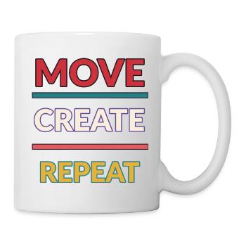 Move Create Repeat: Creative Momentum - Mug - white - Right