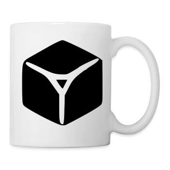 Eiswürfel Eis Geschenk  - Tasse - Weiß - Rechts