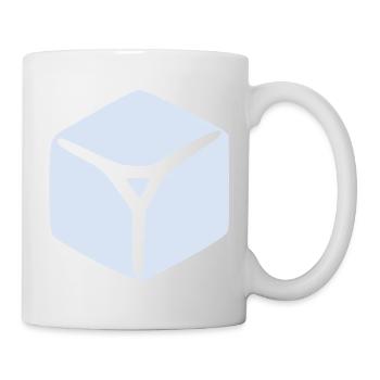 Eiswürfel Eis Geschenk  - Tasse - Weiß - Rechts