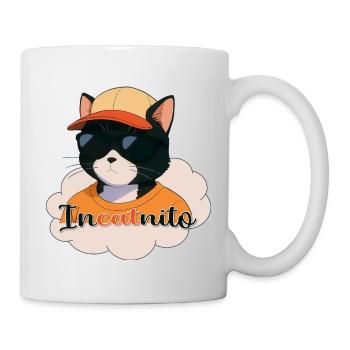 Stadtkatze Incatnito - Tasse - Weiß - Rechts