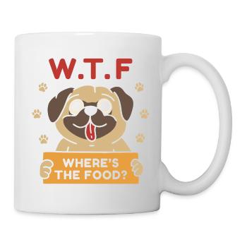 WTF Where's The Food? - Mug - white - Right
