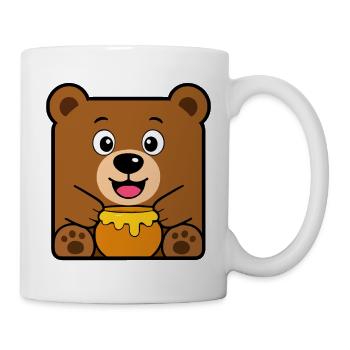 Ours - Mug blanc - blanc - Droite