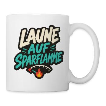 LAUNE AUF SPARFLAMME - Tasse - Weiß - Rechts
