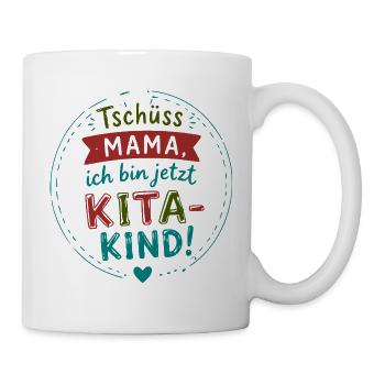KitaKind Abschiedsmotto - Tasse - Weiß - Rechts