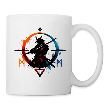 Feuer Eis Runenring - Tasse - Weiß - Rechts