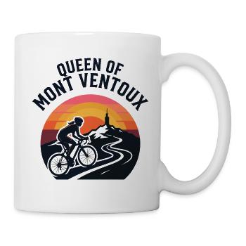 Chemise rétro Reine du Mont Ventoux - Mug blanc - blanc - Droite