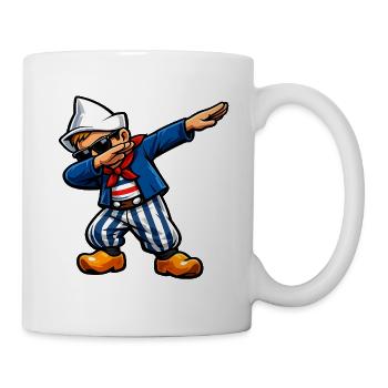 Dabbing Holländer - Tasse - Weiß - Rechts