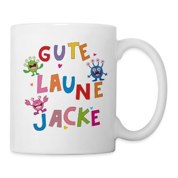 GUTE LAUNE MONSTER  - Tasse - Weiß - Rechts