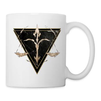 Waage-Luftzeichen – Tierkreis von Kék-Ina - Tasse - Weiß - Rechts