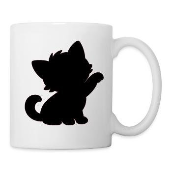 cat - Tasse - Weiß - Rechts