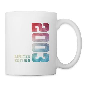 23. Geburtstag Limited Edition 2003 Jahrgang 2003 - Tasse - Weiß - Rechts