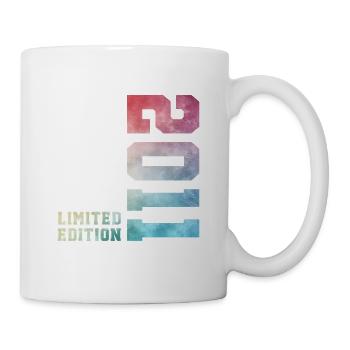 15. Geburtstag Limited Edition 2011– Jahrgang 2011 - Tasse - Weiß - Rechts