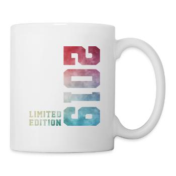 7. Geburtstag Limited Edition 2019 – Jahrgang 2019 - Tasse - Weiß - Rechts