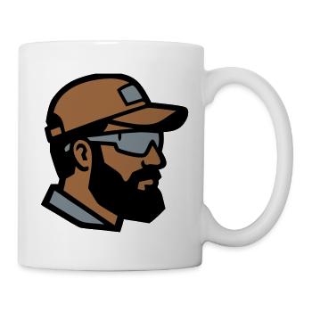 Handwerker Profil Logo - Tasse - Weiß - Rechts