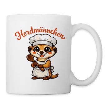 Herdmännchen - Tasse - Weiß - Rechts