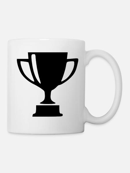 Pokal Sport Wettbewerb Geschenk - Tasse - Weiß