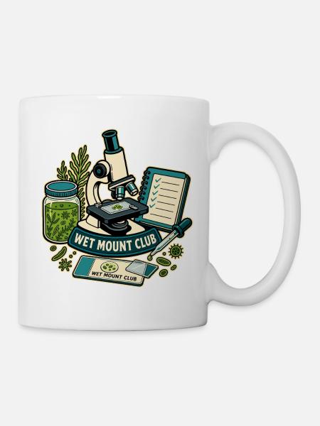 WET MOUNT CLUB - Tasse - Weiß