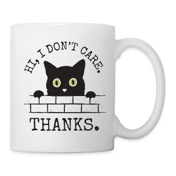 Hi, I Don't Care. Thanks. - Mug - white - Right