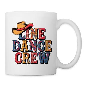 Line Dance Crew - Tasse - Weiß - Rechts