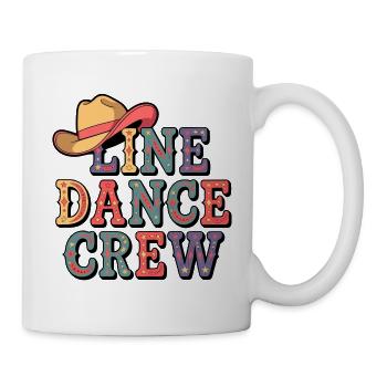 Country Line Dance - Tasse - Weiß - Rechts