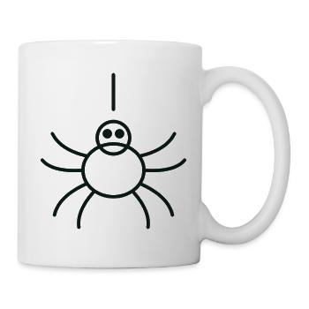 Minimalist Linear Spider - Mug - white - Right