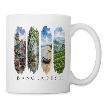 Bangladesch Travel – Kultur & Natur Motiv - Tasse - Weiß - Rechts
