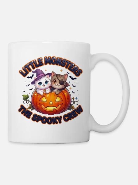 Little Monsters The Spooky Crew - Tasse - Weiß