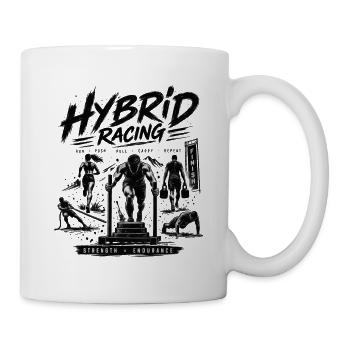 Course hybride - Athlète hybride - Mug blanc - blanc - Droite