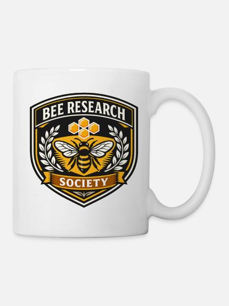 Bienenforschung Gesellschaft Abzeichen - Tasse - Weiß