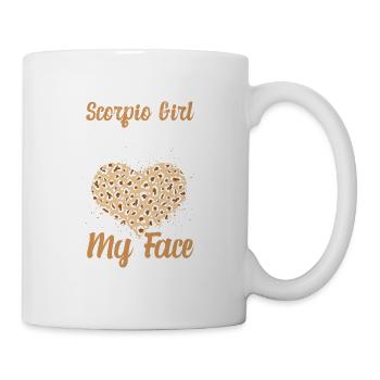 Sternzeichen Skorpion - Tasse - Weiß - Rechts