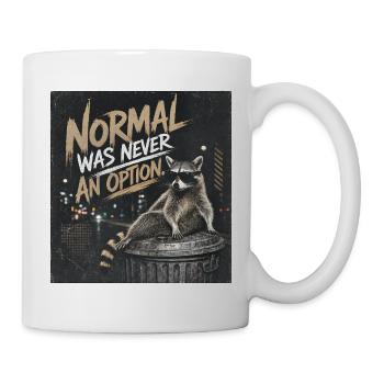 Cooler Waschbär - Tasse - Weiß - Rechts