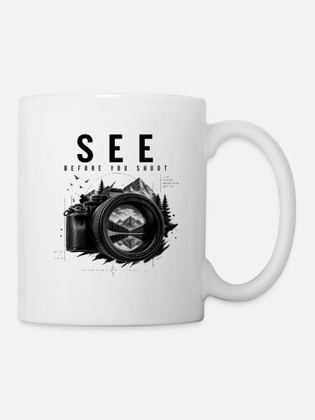 Alpenreflex Kamera - Tasse - Weiß