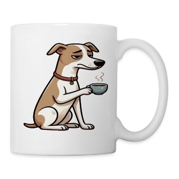 Whippet Windhund Whippets Windhundbesitzer - Tasse - Weiß - Rechts
