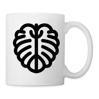 Monstera - Tasse - Weiß - Rechts