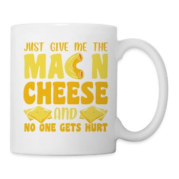 Makkaroni und Käse Mac and Cheese - Tasse - Weiß - Rechts