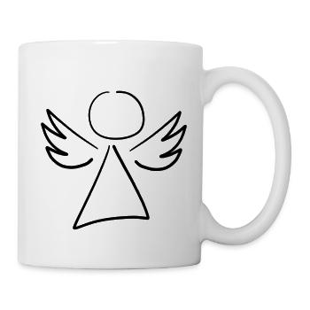 little angel black - Tasse - Weiß - Rechts