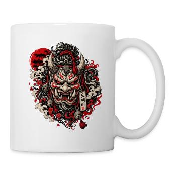 Dämonenmaske Dokkaebi Stil - Tasse - Weiß - Rechts