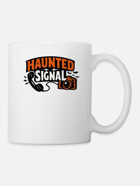 Geistersignal Kamera - Tasse - Weiß